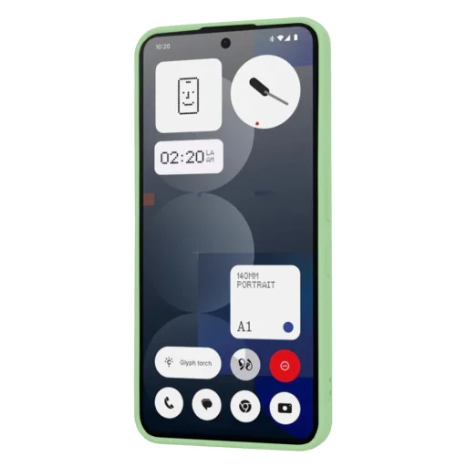  Techsuit - SoftFlex - Nothing Phone (3a) Pro - Mentazöld tok - 2