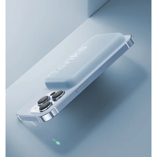 Benks Power bank 6000mAh MP10 - Type C - magnetic with induction charging blue - 4