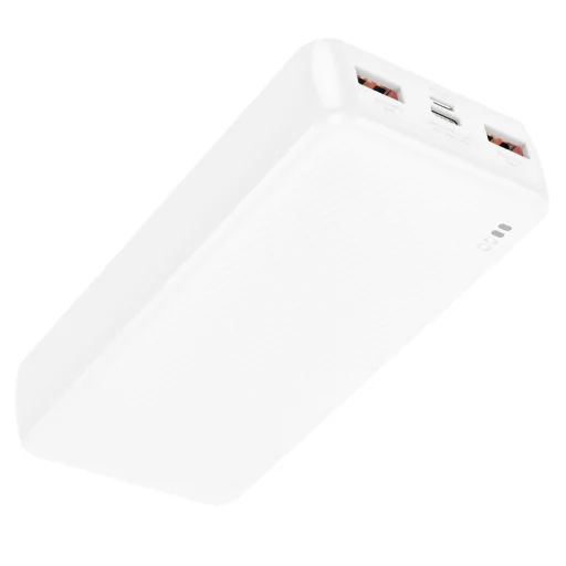 Borofone Power Bank 20000mAh BJ56A Graceful - 2xUSB + Type C - QC 3.0 22,5W PD 20W fehér - 2