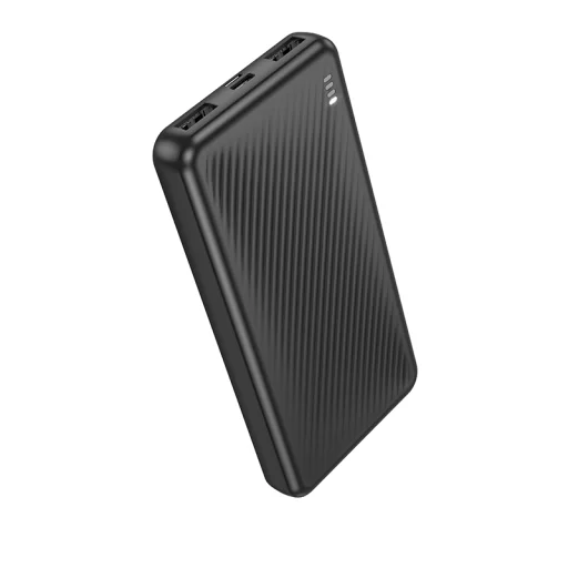 Borofone Power Bank 10000mAh BJ55 Elegáns - 2xUSB - fekete - 1