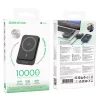 Borofone Power Bank 10000mAh BJ63A Nimble - Type C - PD 20W mágneses indukciós töltéssel fekete thumbnail