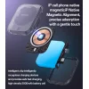 Benks Power bank 5000mAh YP59 3 az 1-ben - Type C - mágneses, indukciós 15W fekete thumbnail