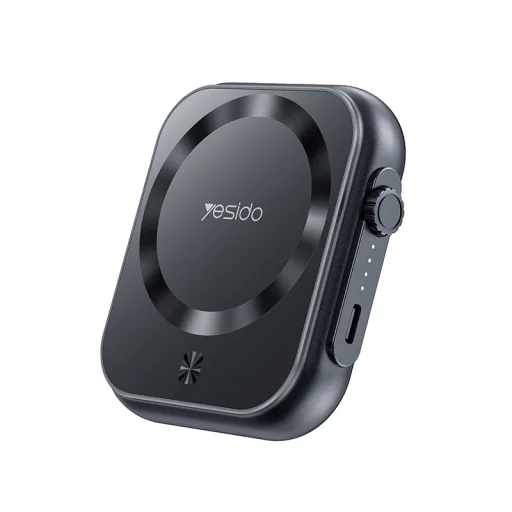 Benks Power bank 5000mAh YP59 3 az 1-ben - Type C - mágneses, indukciós 15W fekete - 1