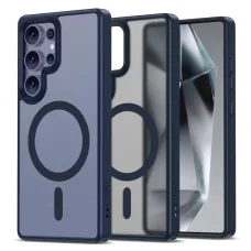 Tech-protect Magmat Magsafe Galaxy S25 Ultra Matte Sötétkék tok