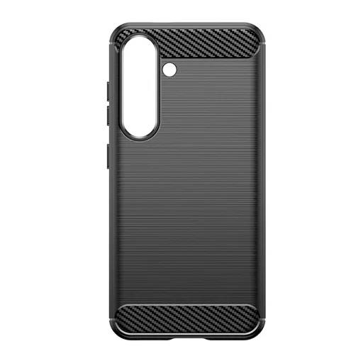 Szilikon tok Carbon Case iPhone 16e - fekete tok - 6