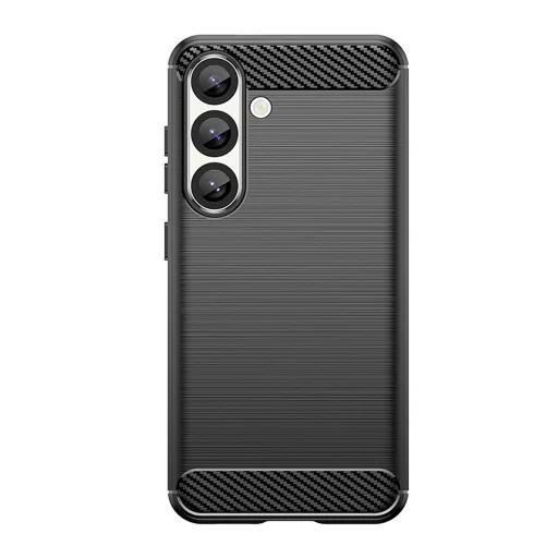 Szilikon tok Carbon Case iPhone 16e - fekete tok - 8