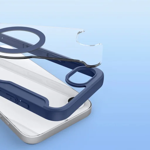  iPhone 16e Kék Dux Ducis Skin X Pro tok MagSafe kompatibilitással tok - 11