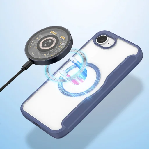  iPhone 16e Kék Dux Ducis Skin X Pro tok MagSafe kompatibilitással tok - 5