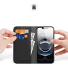  iPhone 16e Fekete Dux Ducis Hivo Fliptok és RFID védelemmel tok thumbnail