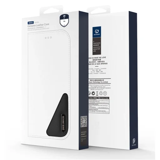  iPhone 16e Fekete Dux Ducis Hivo Fliptok és RFID védelemmel tok - 7