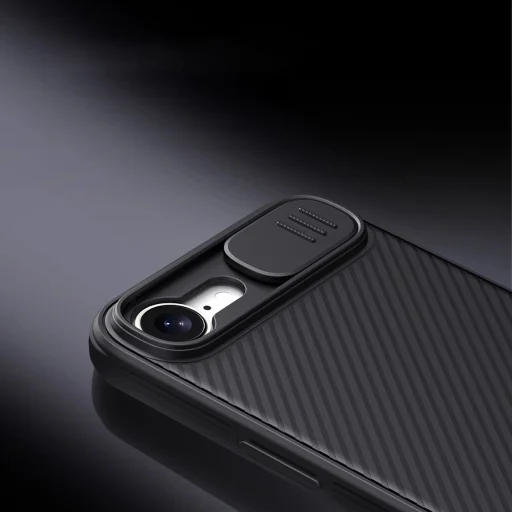 Nillkin CamShield Pro Mágneses tok iPhone 16e - Fekete tok - 9