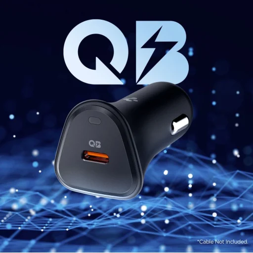 Spigen Essential Ev301 1-portos autós töltő 30W fekete - 6