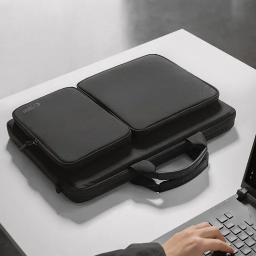 Tech-protect Defender Bag Laptop 17 Fekete - 11