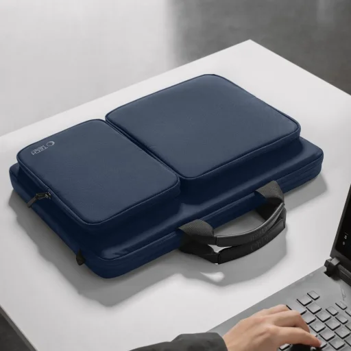 Tech-protect Defender Bag Laptop 17 matrózkék - 11