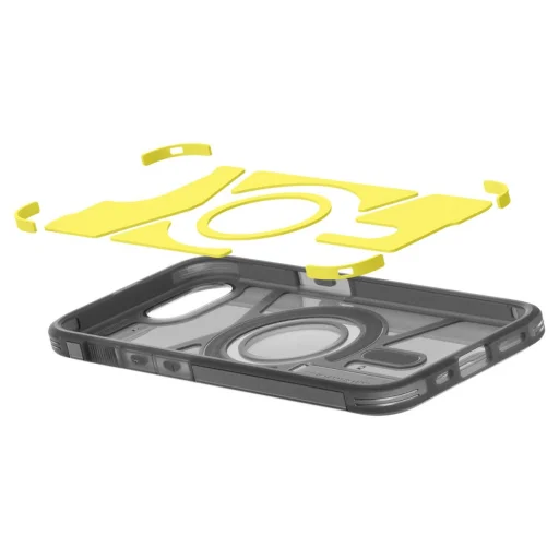  iPhone 16e Fagyos Fekete Spigen Tough Armor Mag Magsafe tok - 11