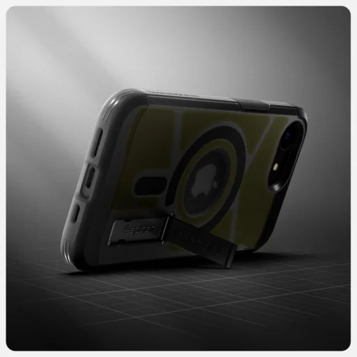  iPhone 16e Fagyos Fekete Spigen Tough Armor Mag Magsafe tok - 13