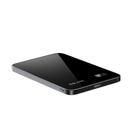 Blavec Power Bank 5000mAh BJ02 Slim 15mm - Typ C - 22,5W mágneses Magsafe 3 az 1-ben (PBBJ02-MC5B) fekete - 6