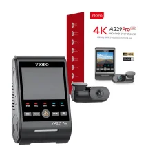 VIOFO A229 Pro 2CH Autós kamera 4K + 2K WiFi, GPS