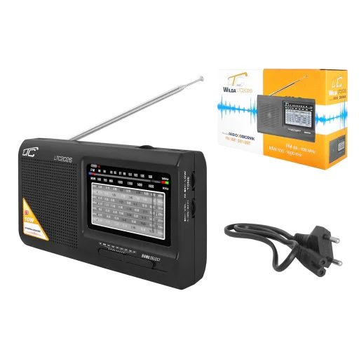 LTC hordozható rádió WILGA, fekete - 1