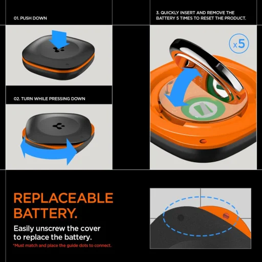 Spigen Tagme Bluetooth nyomkövető Fekete - 14