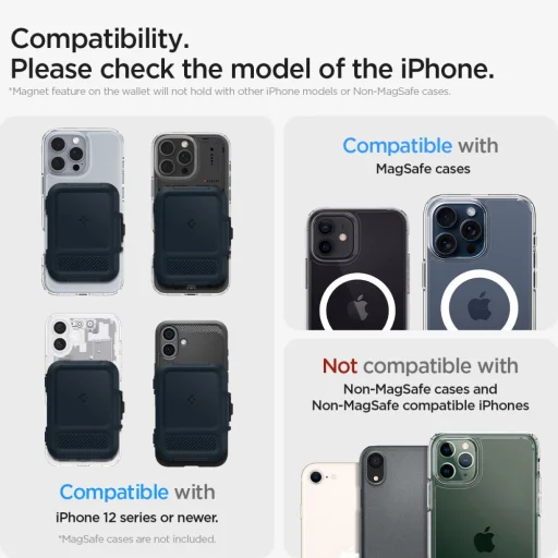 Spigen Lock Fit Magsafe Univerzális Mágneses Kártyatartó Fémpalával - 14