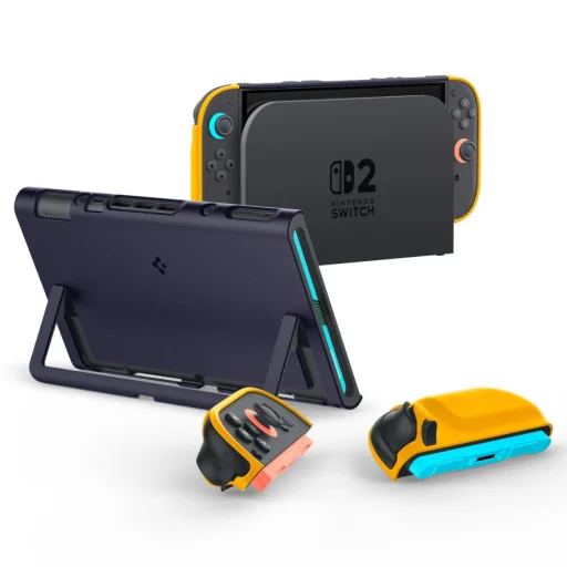 Nintendo Switch Spigen Nano Pop kékáfonya haditengerészkék tok - 2