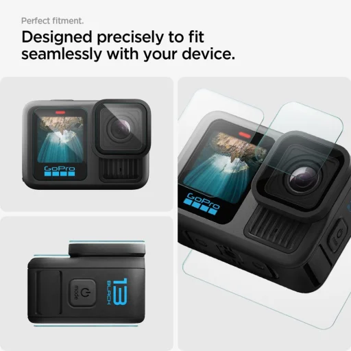 Spigen Glas.tr Slim Edzett Üveg 2-darabos Gopro Hero 13 Átlátszó üvegfólia - 7