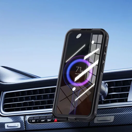 SHELLBOX MARS vízálló tok fémbilinccsel SAMSUNG S25 Plus fekete - 6