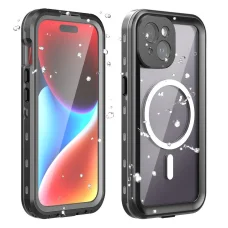 SHELLBOX DOT vízálló tok MagSafe kompatibilis IPHONE 15 fekete