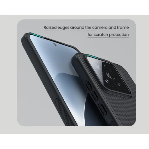  Xiaomi 15 Fekete Nillkin Super Frosted PRO Mágneses hátlapi tok - 6