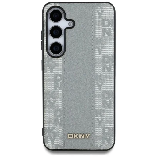  Samsung Galaxy S25 taupe DKNY Leather Checkered Pattern MagSafe tok - 3