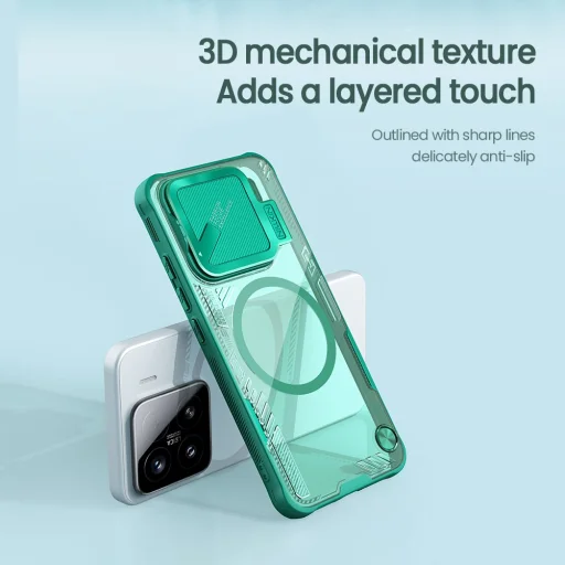 Nillkin Iceblade Prop Mágneses tok Xiaomi 15 telefonhoz Sötét Éjszaka Fekete - 5