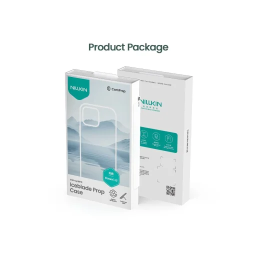 Nillkin Iceblade Prop Mágneses tok Xiaomi 15 telefonhoz Sötét Éjszaka Fekete - 9