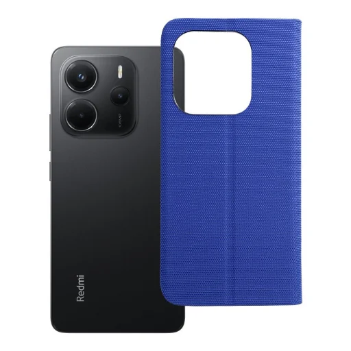 SENSITIVE fliptok Xiaomi Redmi Note 14 4G (GLOBAL - 164,84mm x 78,15mm x 8,16mm) világoskék tok - 13