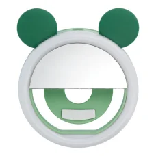 LED körfény szelfikhez mobiltelefonokra RK12 zöld