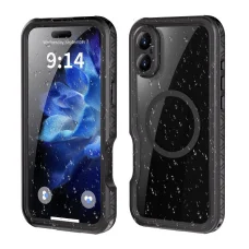 SHELLBOX GT vízálló tok MagSafe kompatibilis IPHONE 16 Plus fekete tok