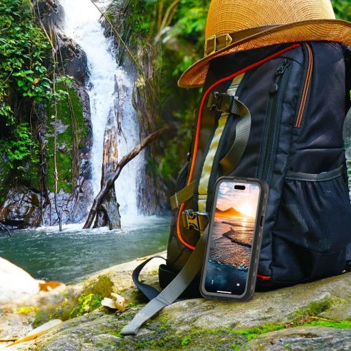 SHELLBOX DOT vízálló tok MagSafe kompatibilitással IPHONE 15 Plus fekete tok - 4