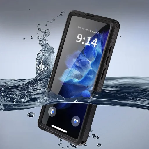 SHELLBOX MARS vízálló tok fémgyűrűvel SAMSUNG S25 Ultra fekete - 6