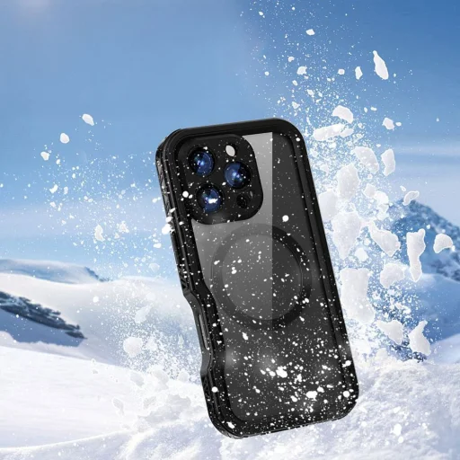 SHELLBOX GT vízálló tok MagSafe-kompatibilis iPhone 16 Pro fekete - 8