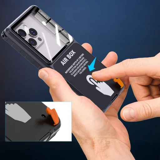 SHELLBOX AIRBOX MAX 6.9 univerzális fekete tok - 6