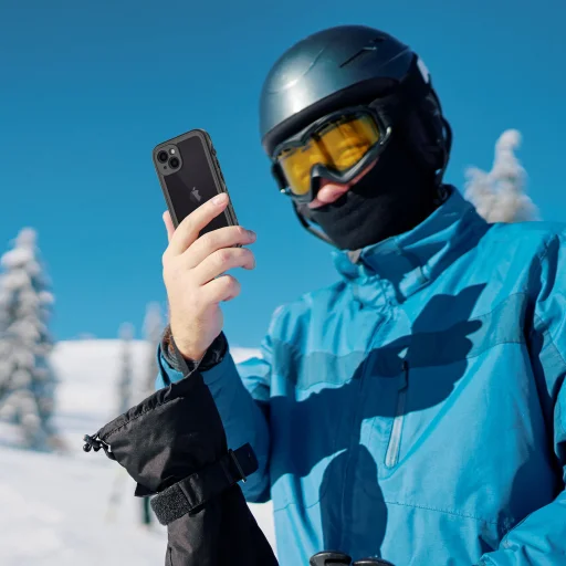  iPhone 13 Fekete SHELLBOX DOT vízhatlan tok - 4