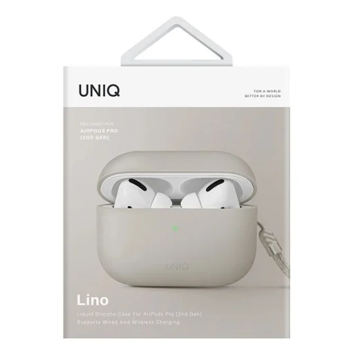 Uniq Lino AirPods Pro 2 tok - bézs - 5