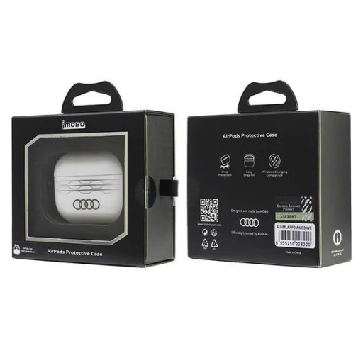  AirPods Pro 2 Audi IML Geometric Pattern fliptok - Fehér - 6
