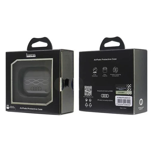  AirPods Pro 2 Szürke Audi IML Geometrikus Minta tok - 6