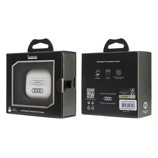  AirPods 3 Fehér Audi IML Geometric Pattern tok - 6