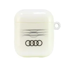  AirPods 1 / 2 Fehér Audi IML Geometric Mintás Tok