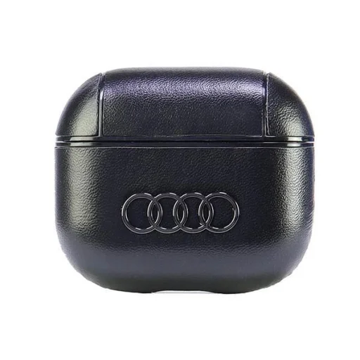  AirPods 3 Fekete Audi Leather Big Logo tok - 1
