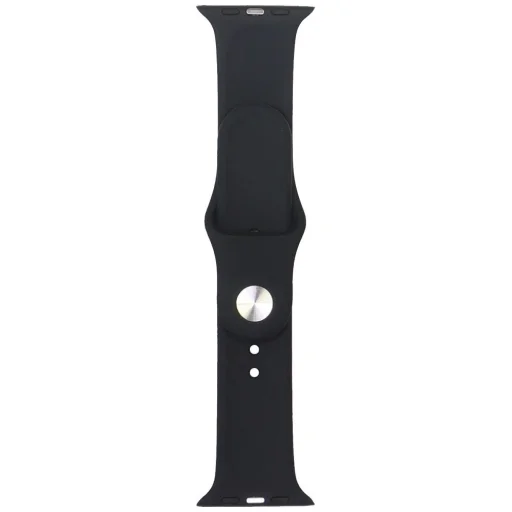 Audi Geometric Pattern szilikon óraszíj Apple Watch 44 / 45 / 46 / 49 mm - fekete, - 2