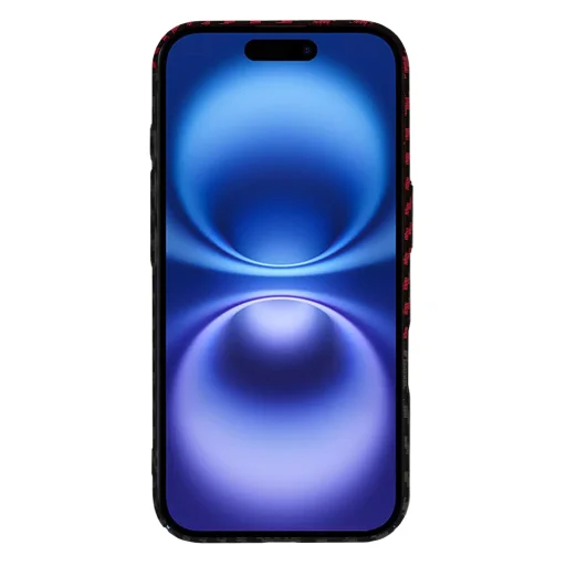  Techsuit - Karbonit Szálhéj - iPhone 16 - Vörös Vortex tok - 2