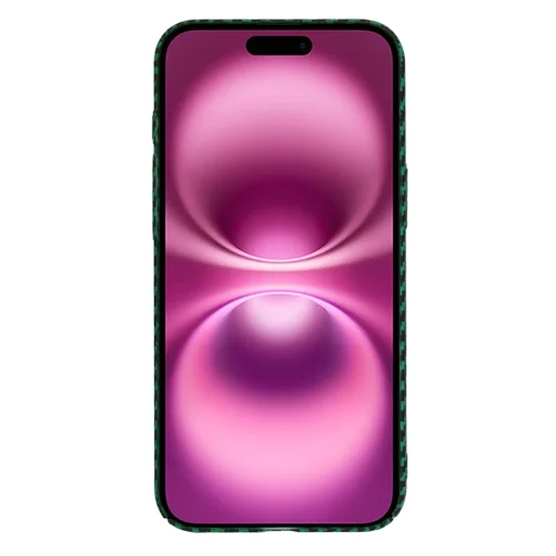  Techsuit - Karbonit Szálhéj - iPhone 16 Plus - Zöld tok - 2